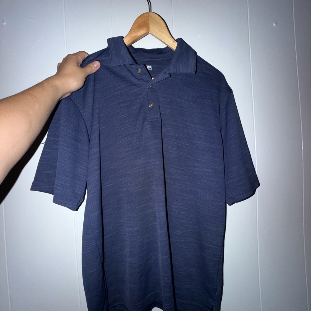 Men Elegant Navy Polo Shirt